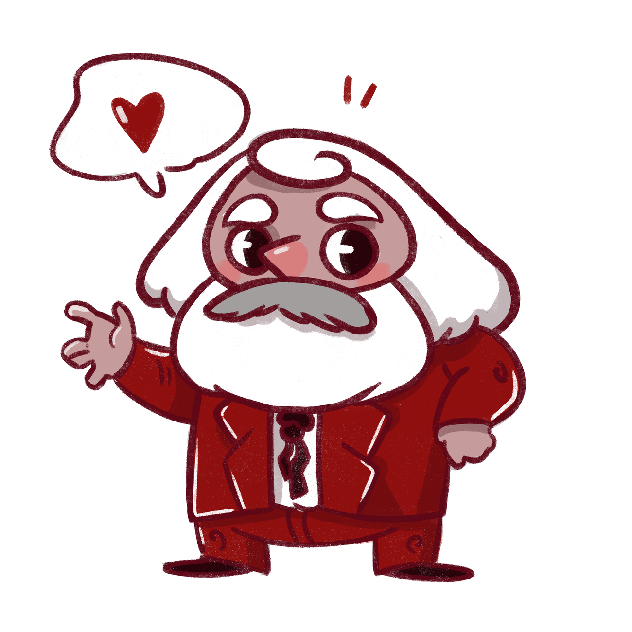 T-shirt unisex - Petit papa Marx 