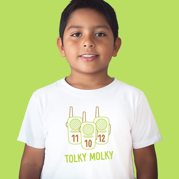 Image front Tolky Molky T-shirt Junior Unisexe