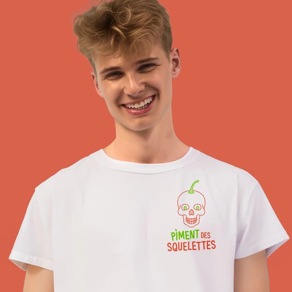 Image front Piment des Squelettes T-shirt Homme