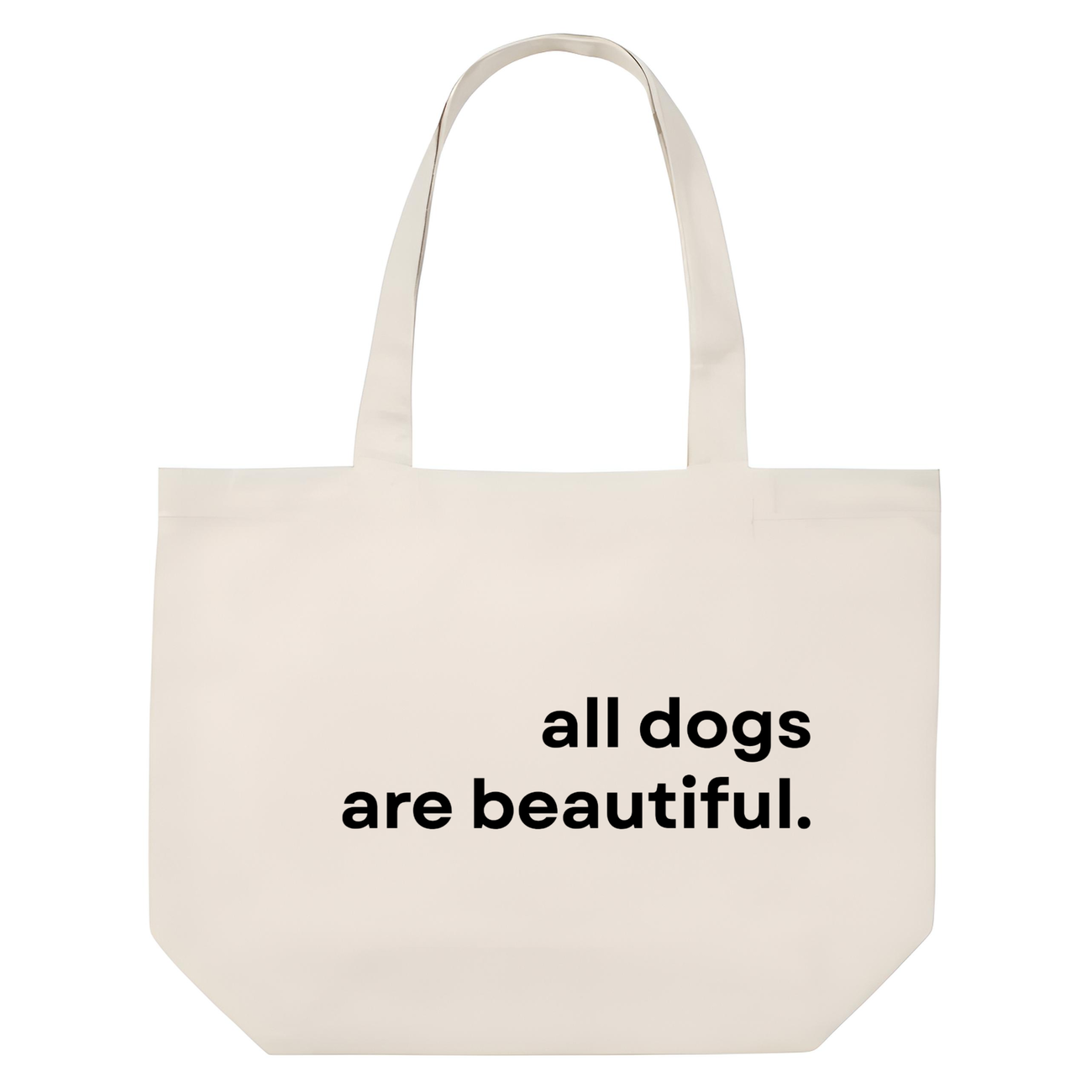 Shopping bag -  all dogs are beautiful.™