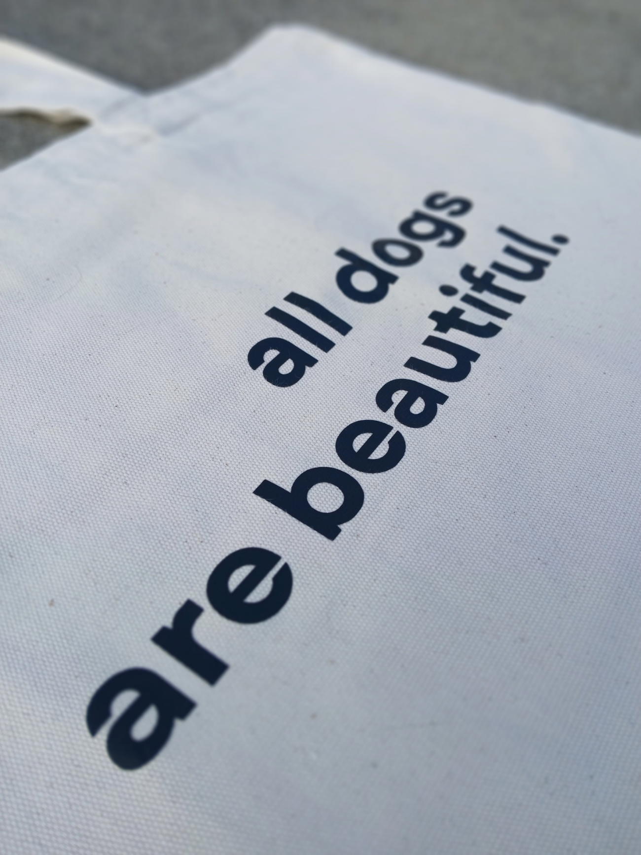 Shopping bag -  all dogs are beautiful.™ - Image
