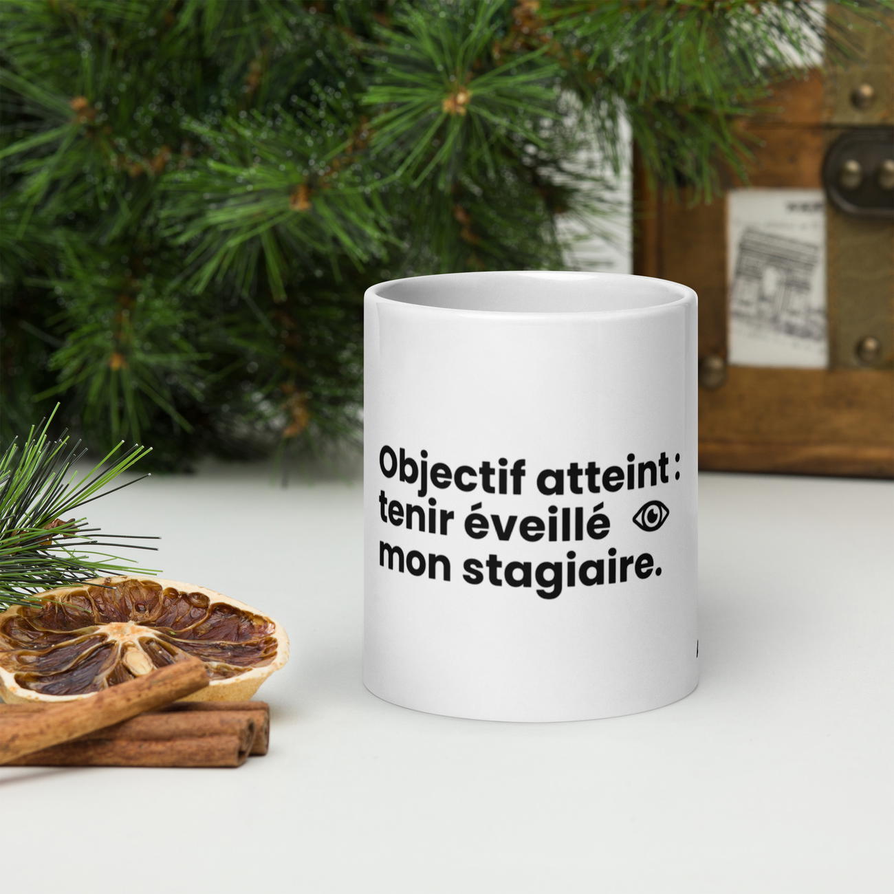 Image front Mug “Objectif stagiaire”
