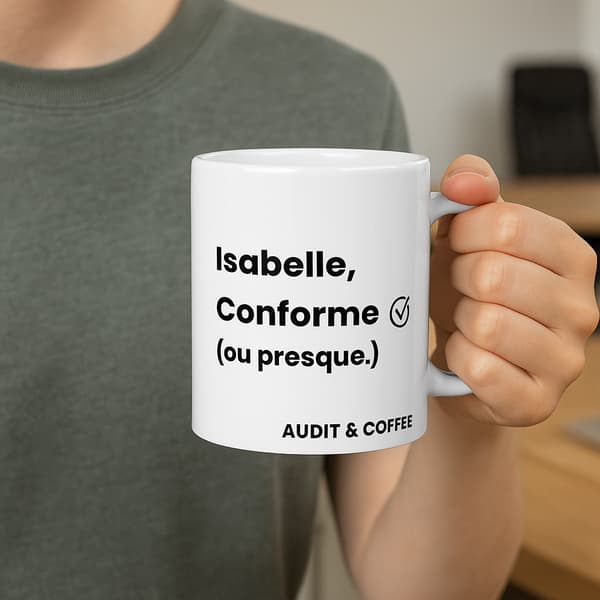 Mug personnalisable – “XXXXXX, conforme (ou presque)