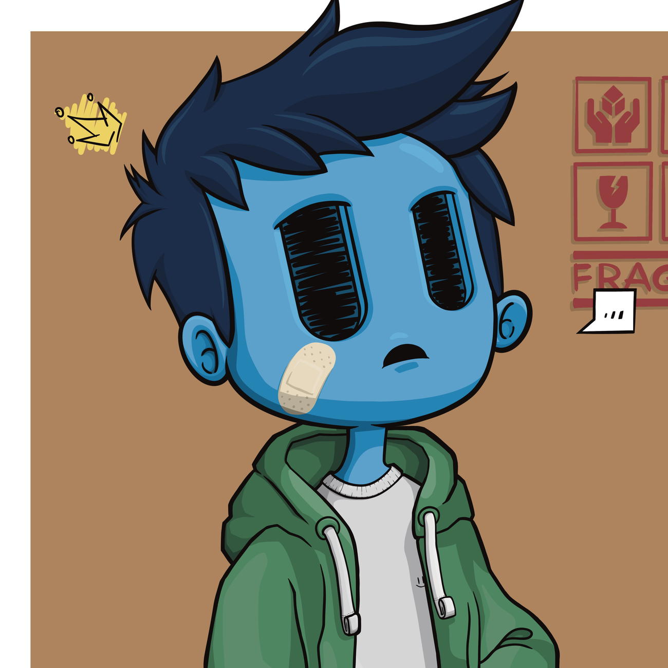 Image back Handle with Care