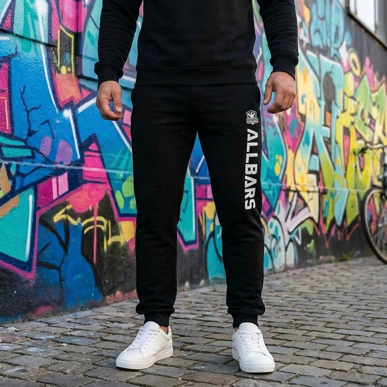 Image front Pantalon jogging Allbars x Damapro