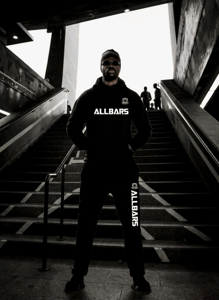 Image front Hoodie unisexe Allbars x Damapro