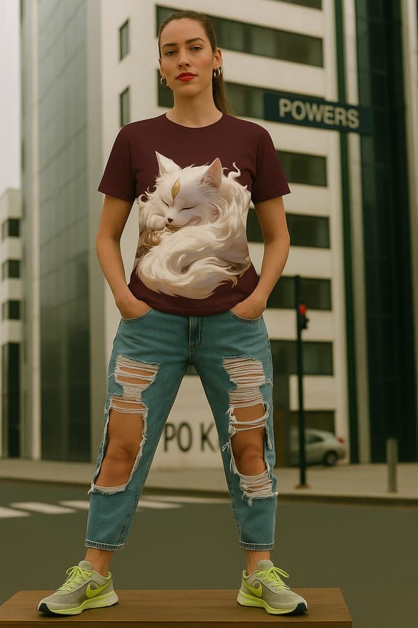Image front T-shirt kitsune Zelos