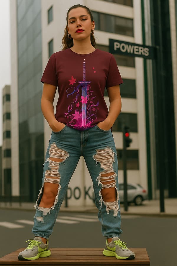 Image front T-shirt lame du samouraï Zelos
