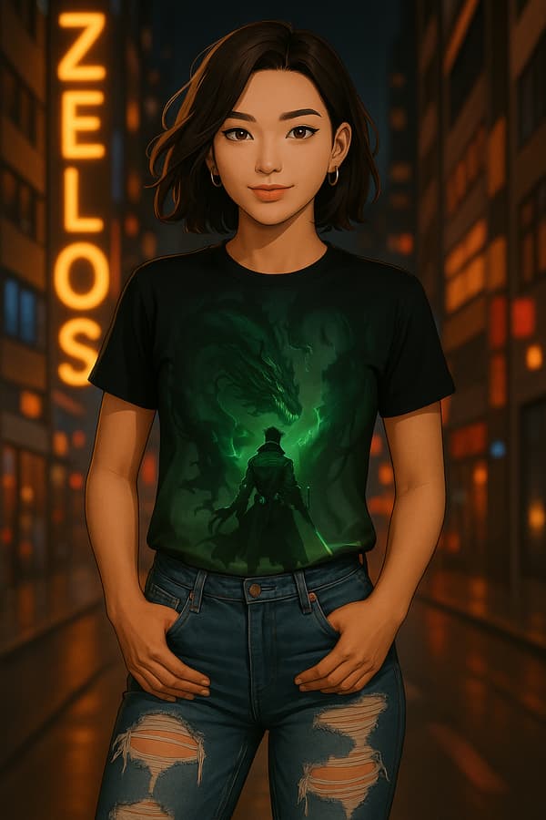 Image front T-shirt aventuriers Zelos