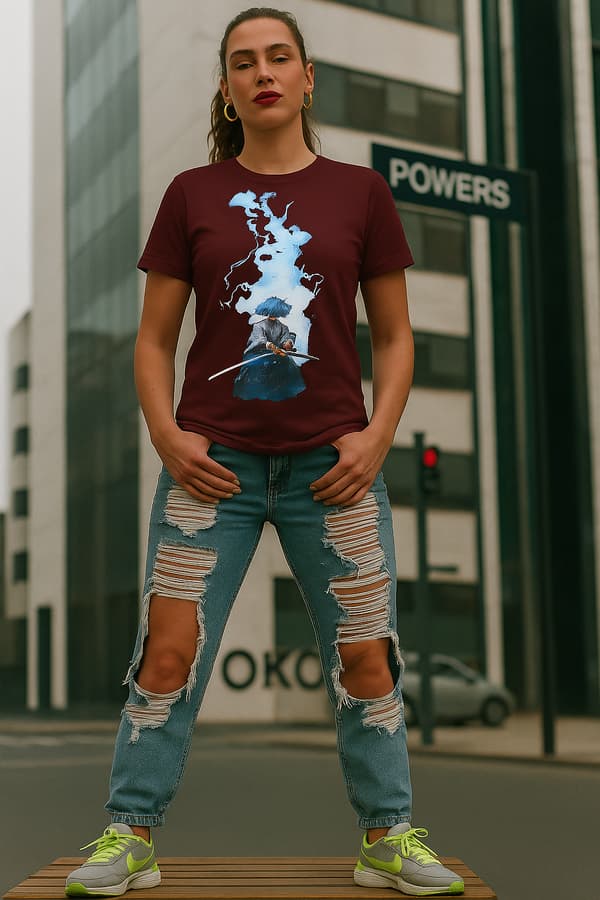 Image front T-shirt samouraï Zelos