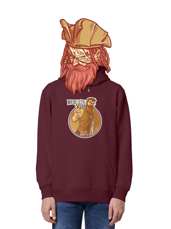 Image front Sweat PREMIUM  "Merci d'être velu"