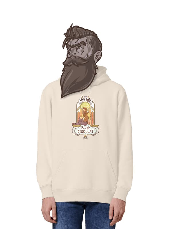 Image front Sweat PREMIUM "Pas De Barbe, Pas De Chocolat"