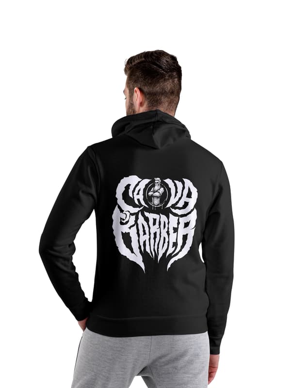 Image du produit Veste zippée PREMIUM - "Barbu black métal"