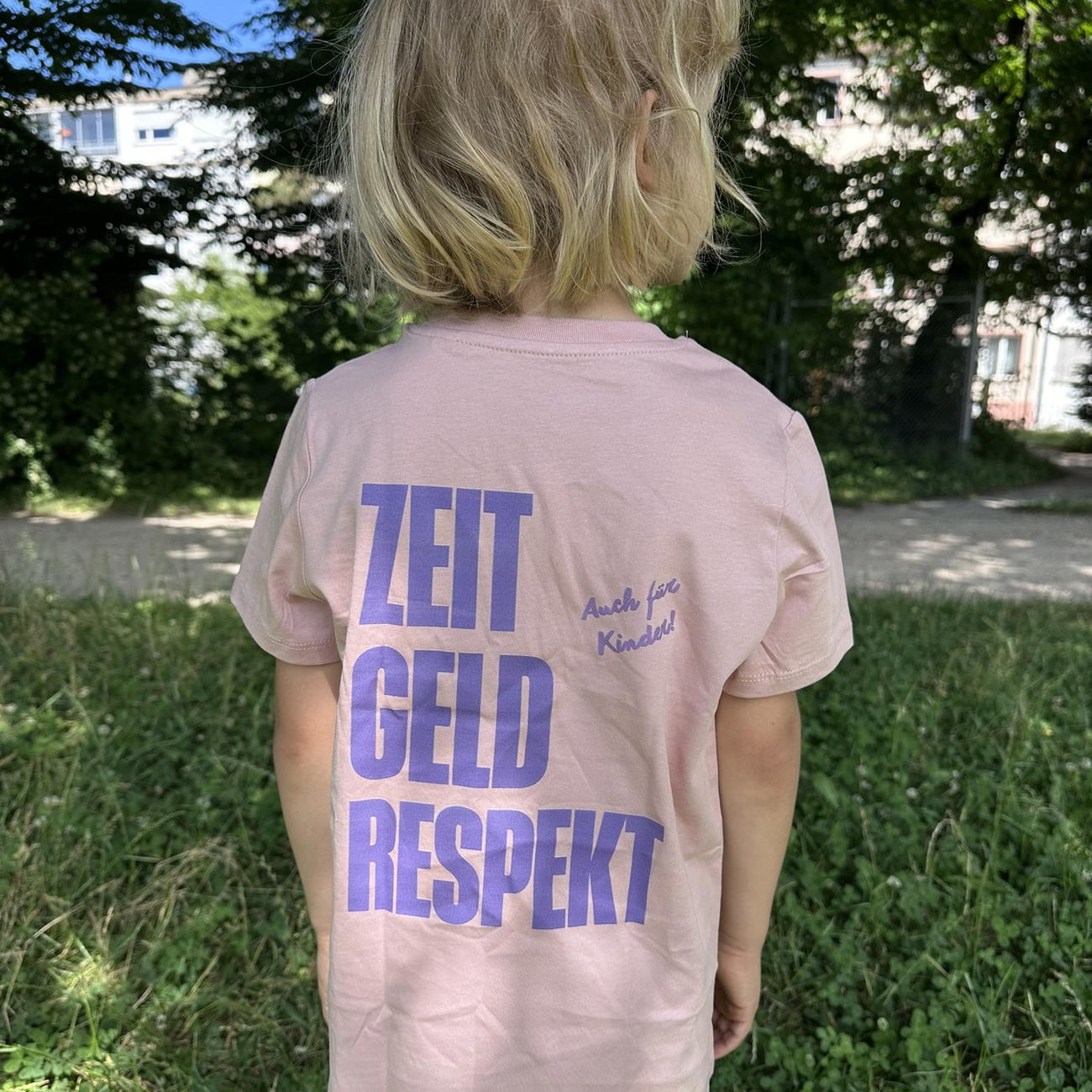 Image front Zeit, Geld, Respekt - Kids Shirt