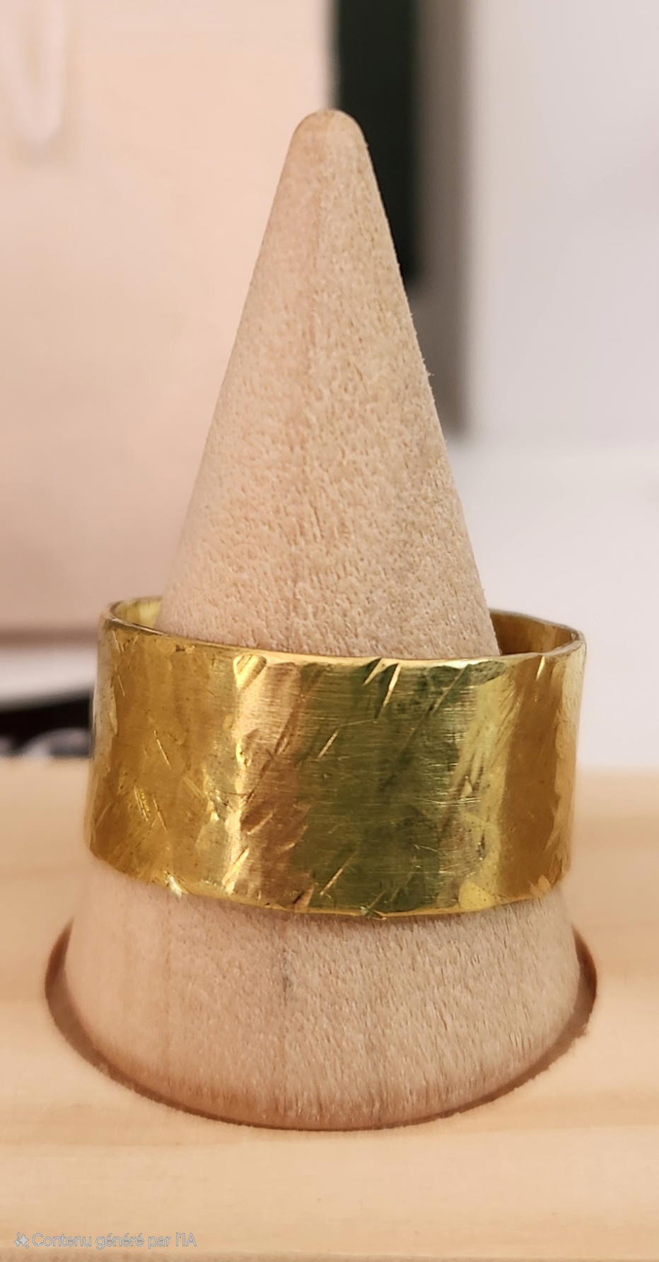 Bague Alix - Laiton martelé