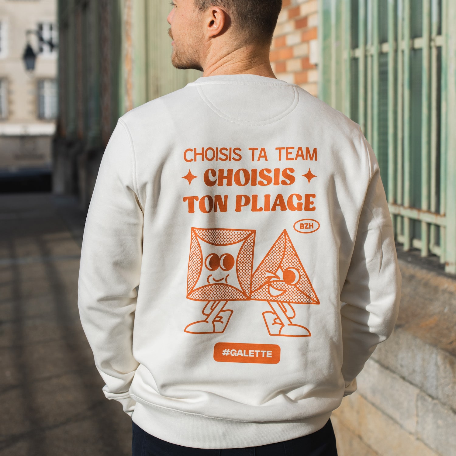 Image front Sweat Pliage Galette