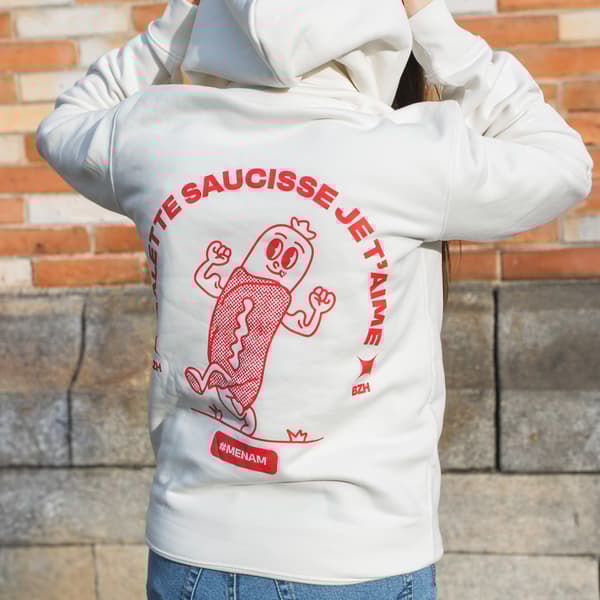 Image front Sweat à capuche Galette Saucisse