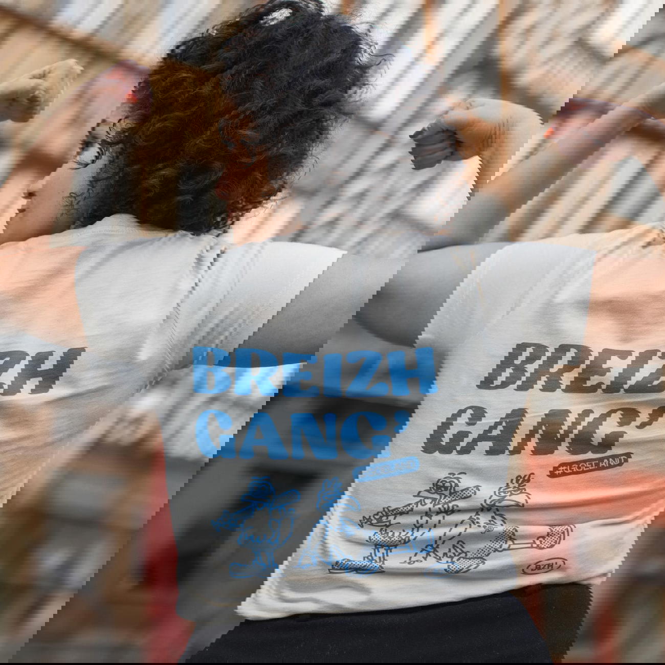 Image front T-shirt femme Breizh Gang