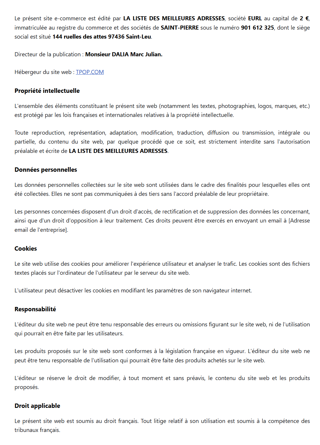 Image Mentions Légales