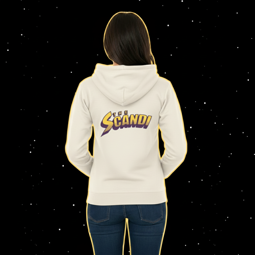 Sweat à capuche zippé pour avoir l'air cool même de dos