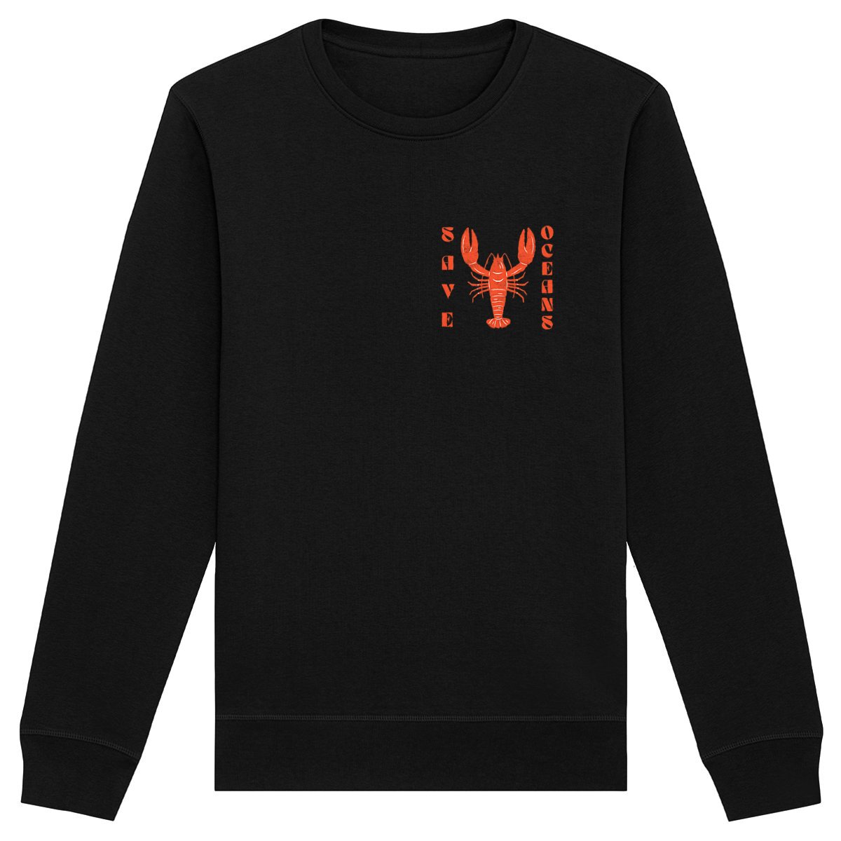 Image front Sweat Save Oceans Lobster