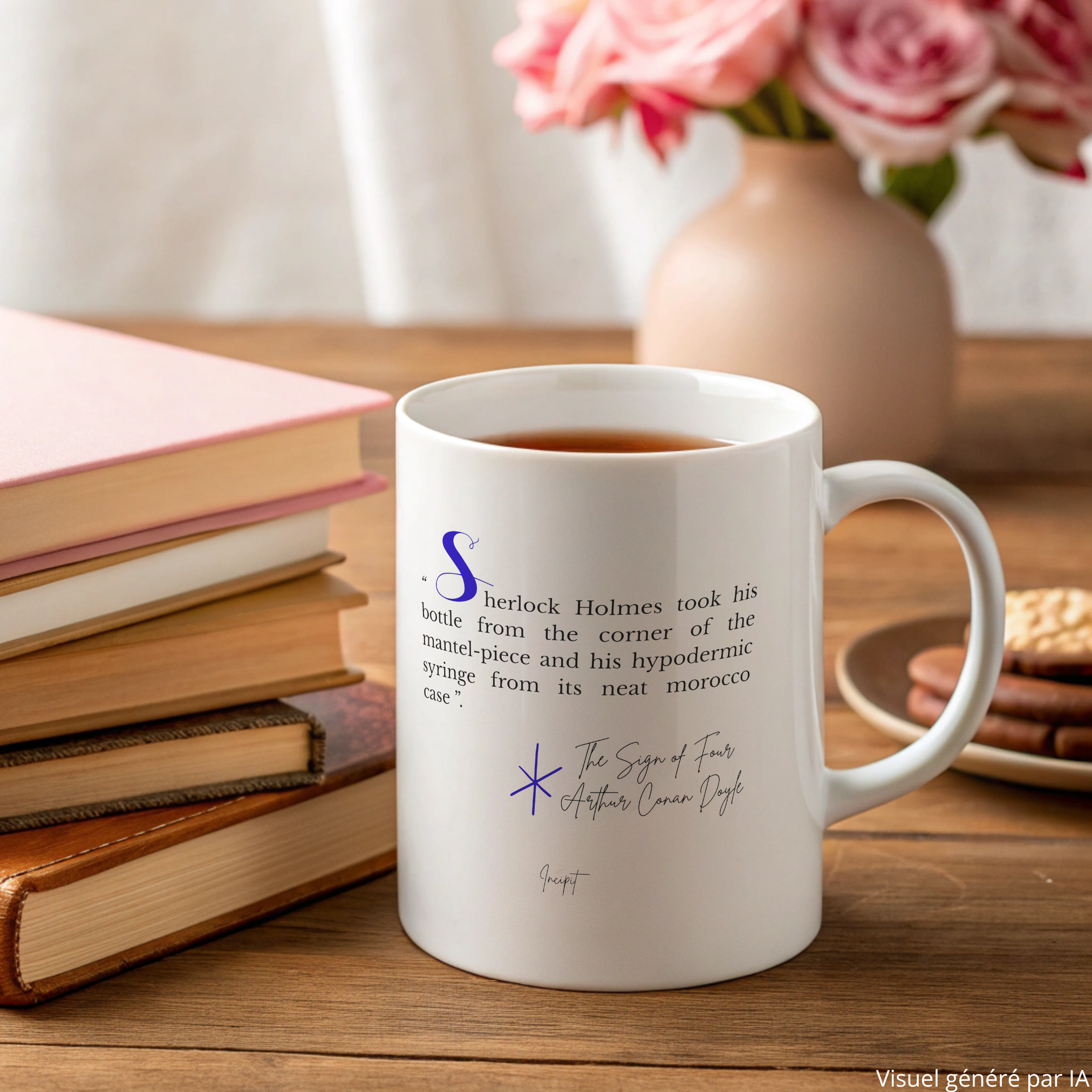 Image front Tasse “Sherlock Holmes” – Le Signe des Quatre, Arthur Conan Doyle 