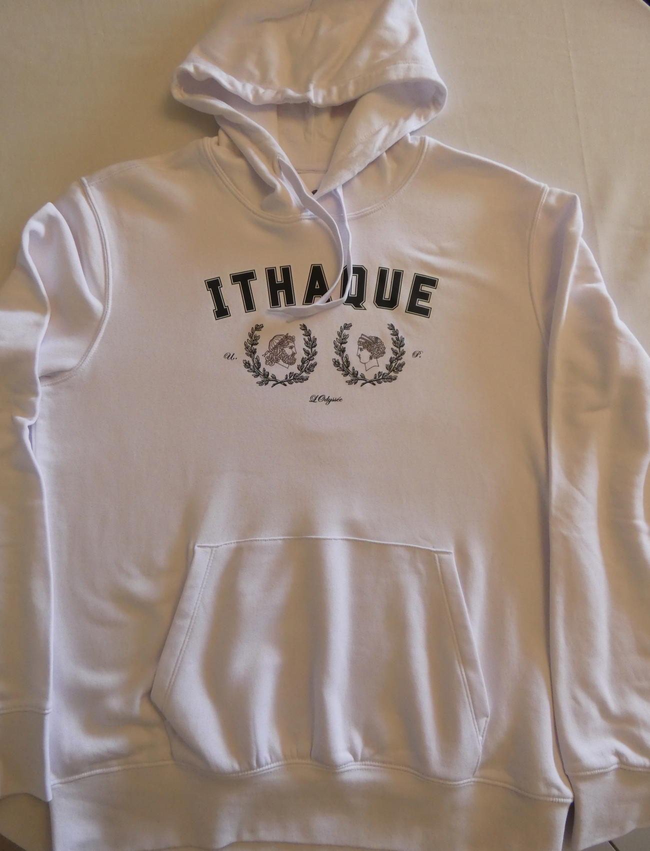 Image front Hoodie L'odyssée, Homère - Ulysse & Pénélope 