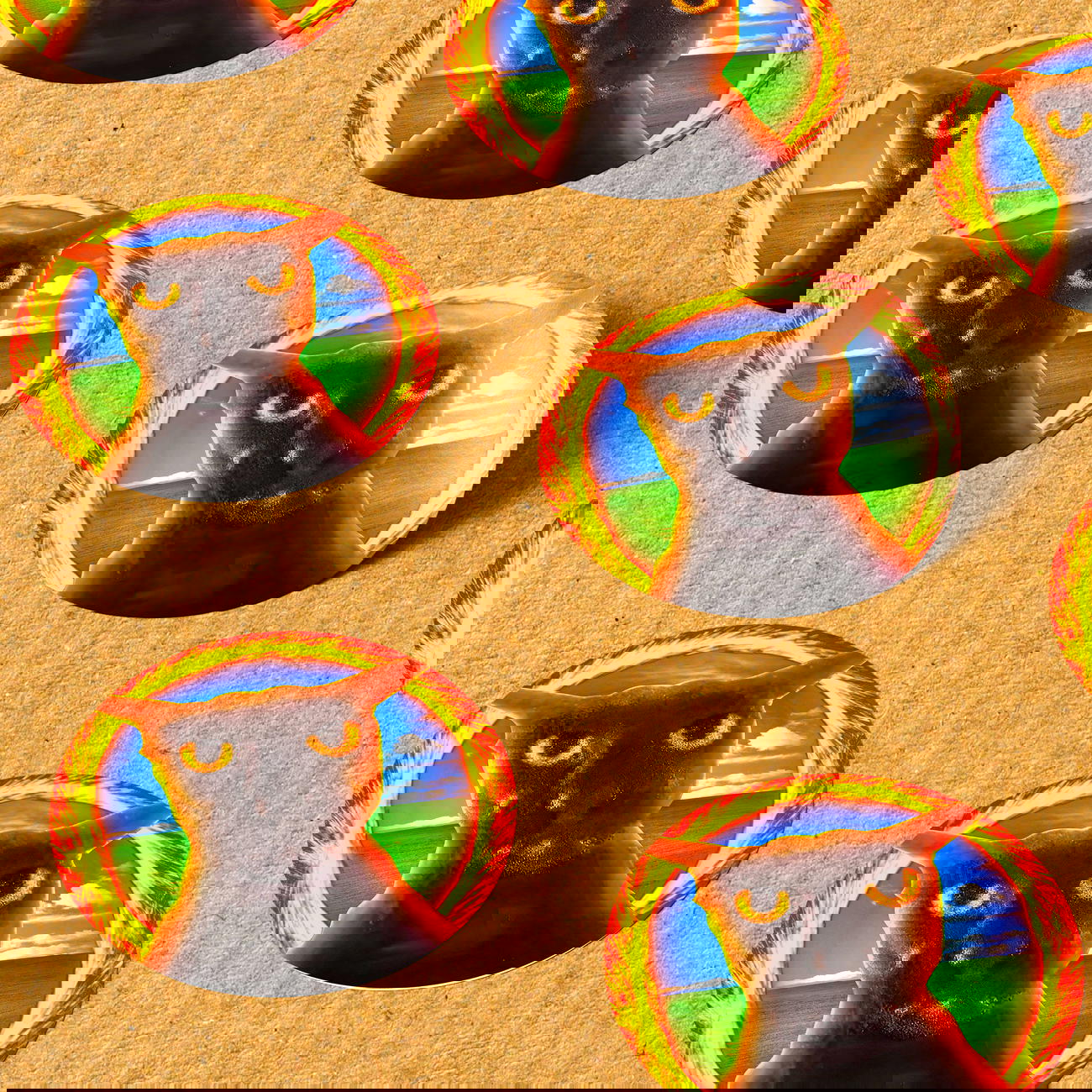 Autocollant The Multiverse Of Cats - Image