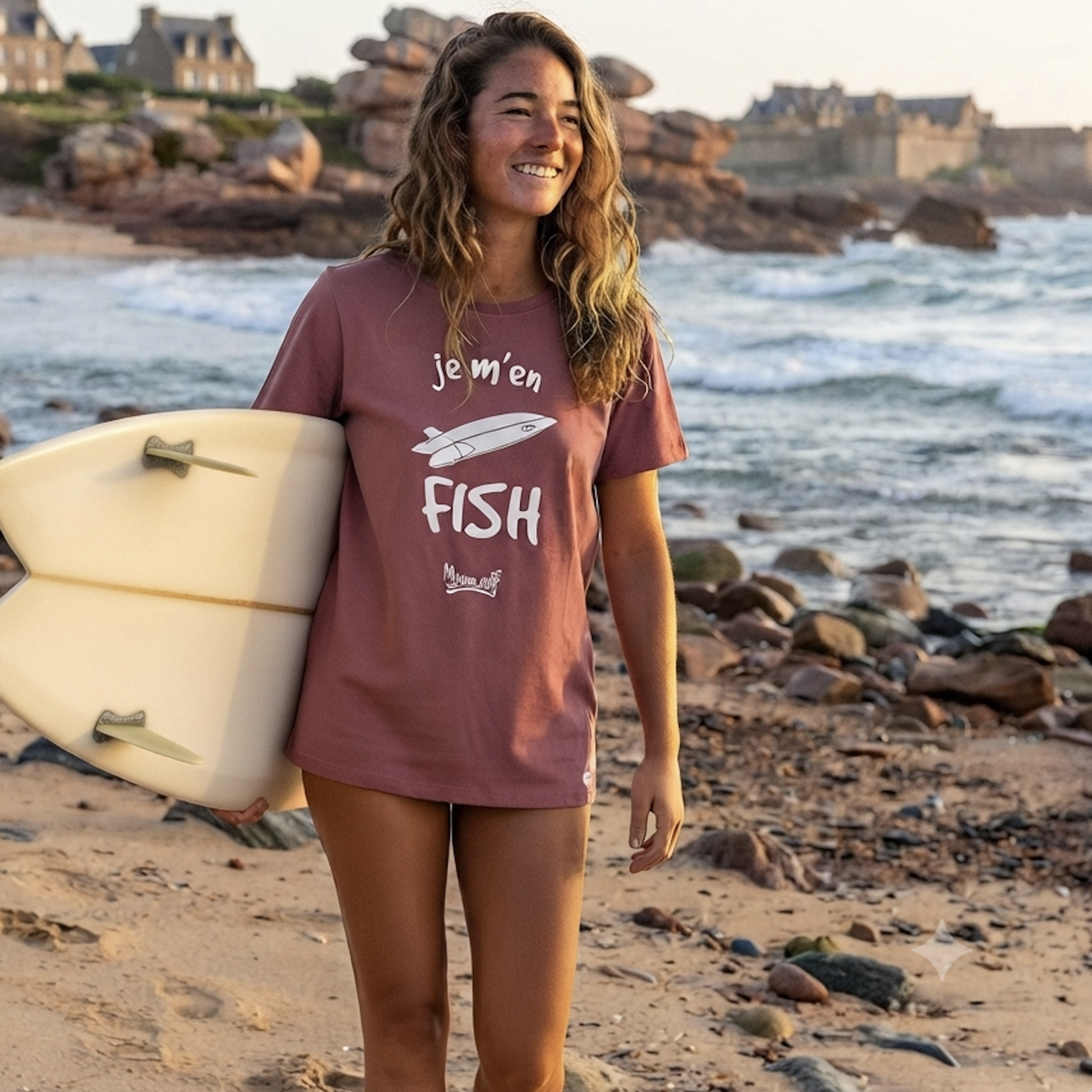 T-shirt Unisexe épais Je M’en Fish