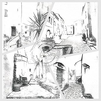 Recueil de dessin du village de Costa, Haute-Corse - Image