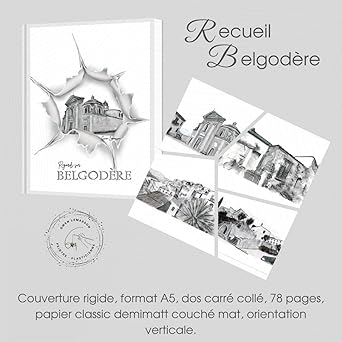 Recueil de dessin du village de Belgodère, Haute-Corse