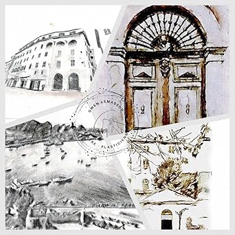 Recueil de dessin de la ville de L'Ile Rousse, Haute-Corse - Image