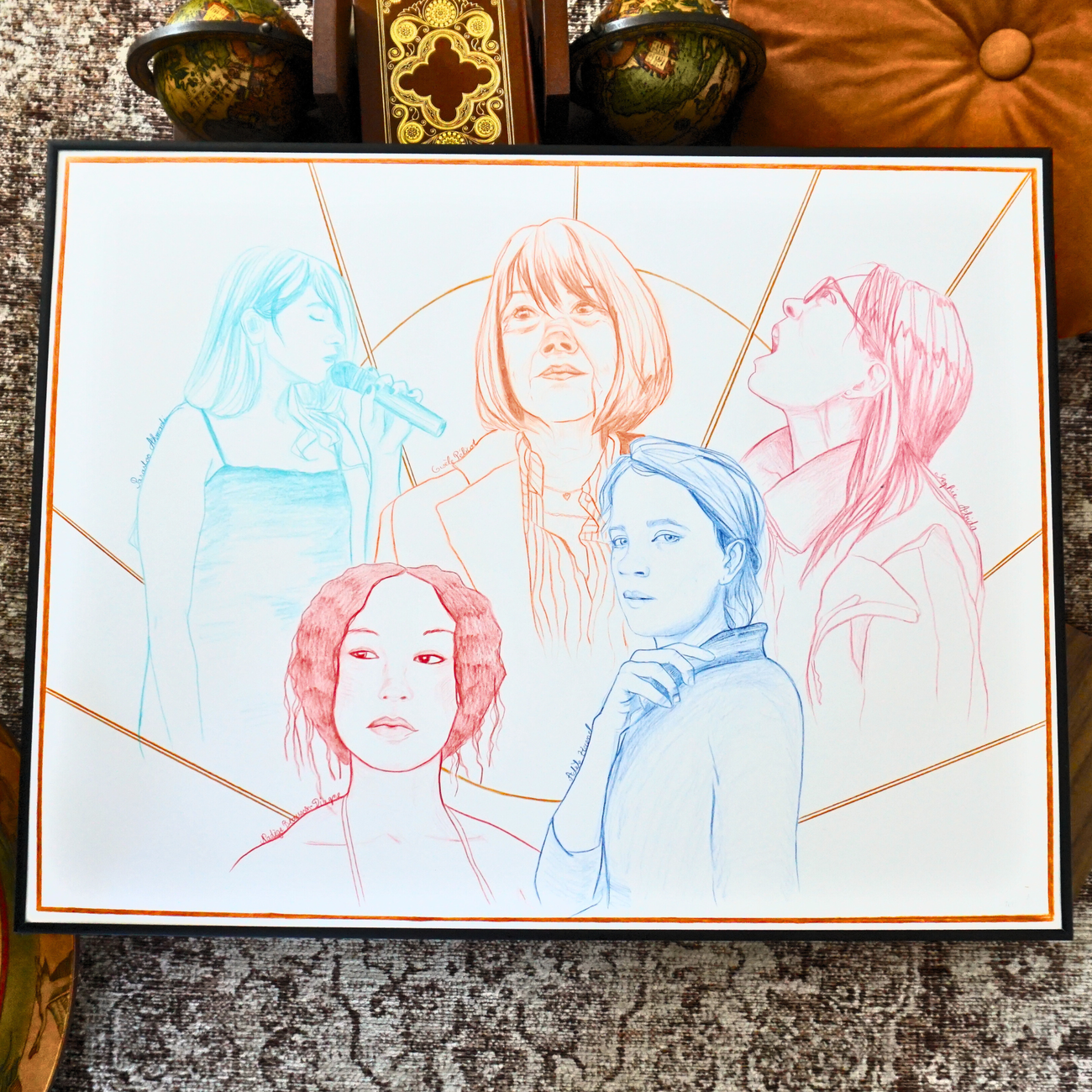 Héroïnes d'aujourd'hui - Portrait original (50x65 cm)