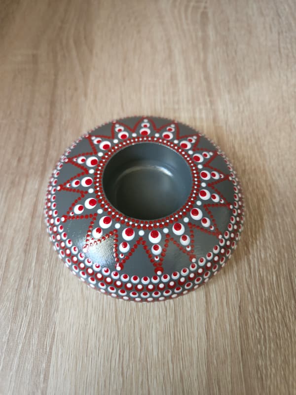 Bougeoir " Souffle d'hiver " 