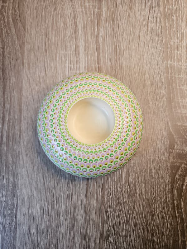 Bougeoir " Harmonie et  Tendresse " Pièce unique  - Image