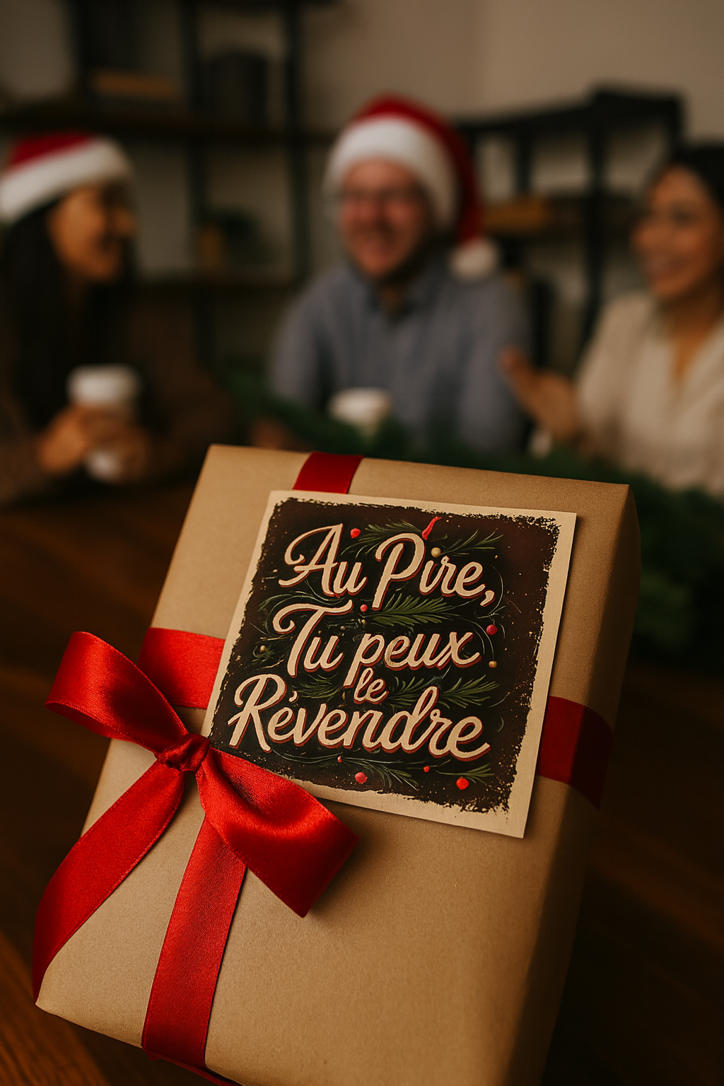 Sticker carré – "Au pire, tu peux le revendre"