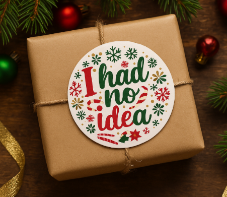 Sticker rond – I Had No Idea
