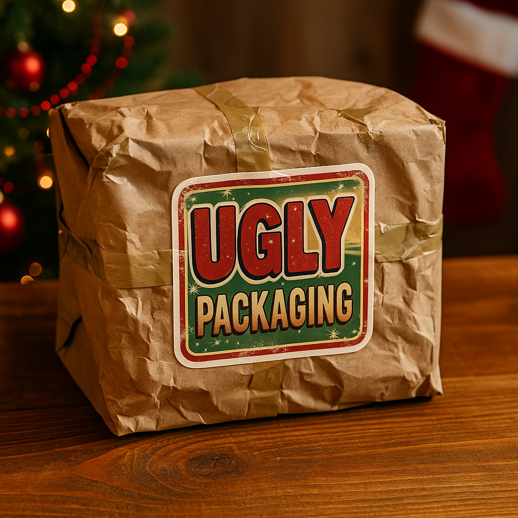 Sticker carré – UGLY PACKAGING 🎁