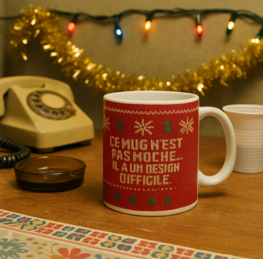 Mug panoramique – Design difficile (édition Ugly Xmas Lab)