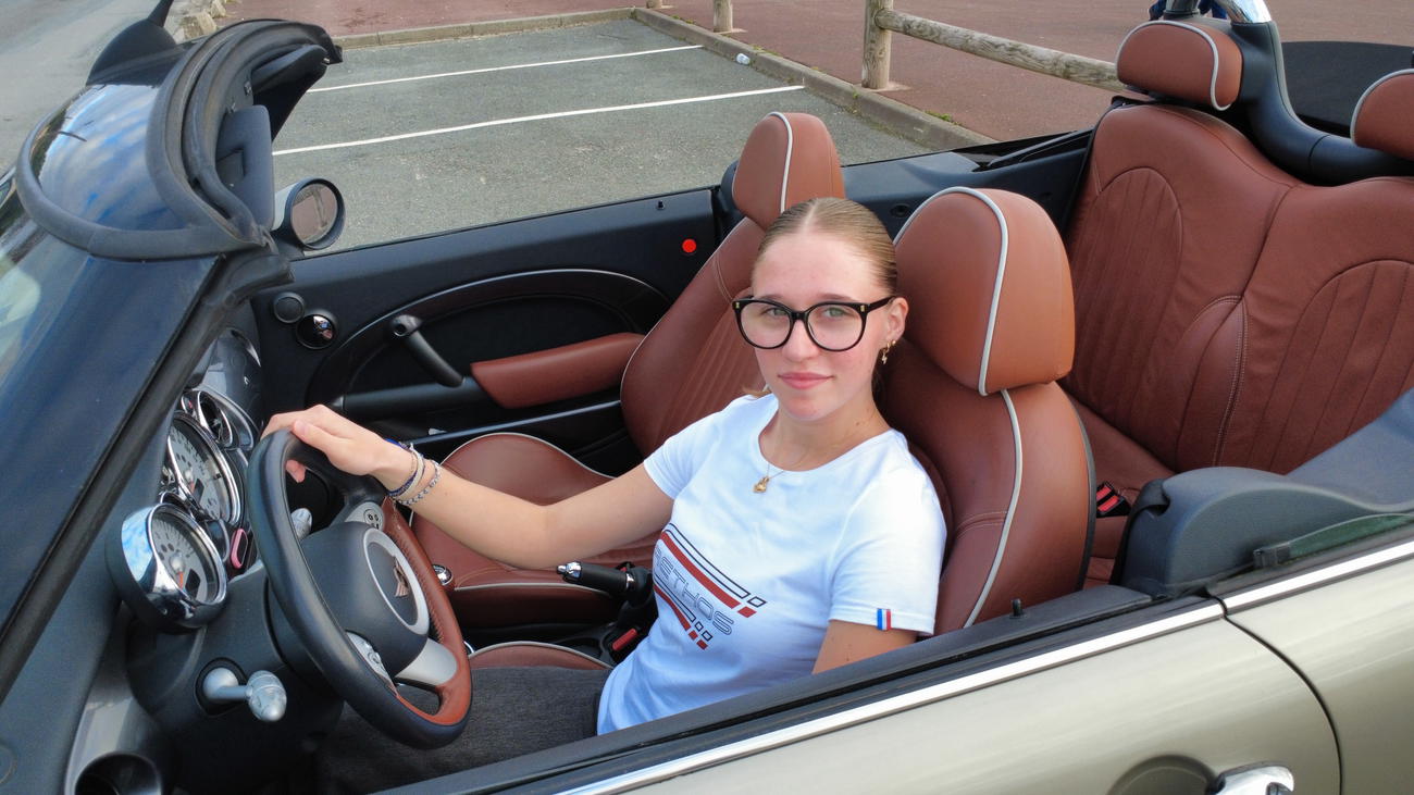 Image back T-shirt Femme Made in France Aethos x Automobile : courbe 