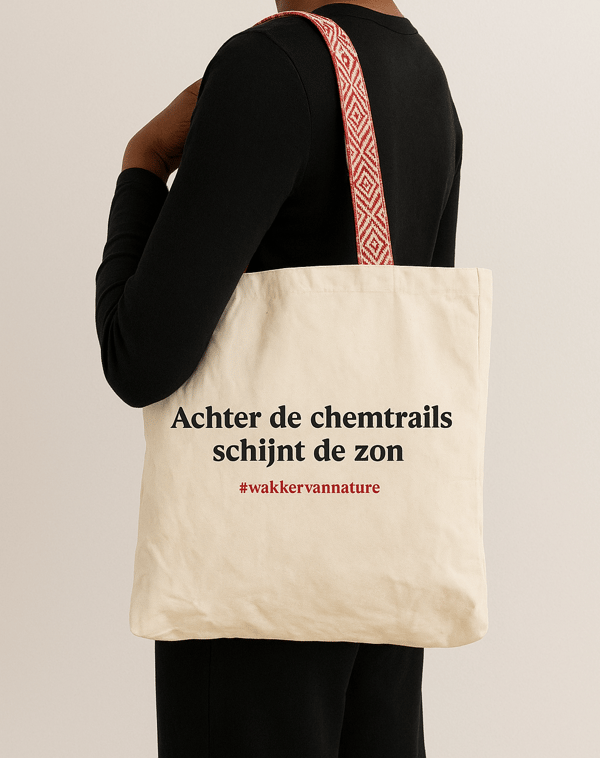 Achter De Chemtrails  - Tote Bag