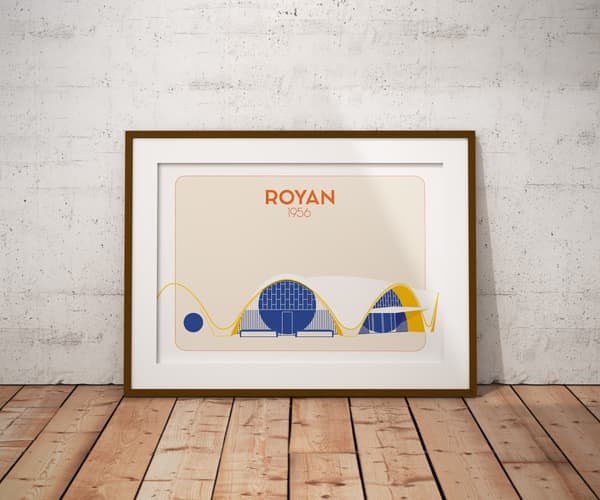 Image front Royan - 1956 - Marché Central - 1/5