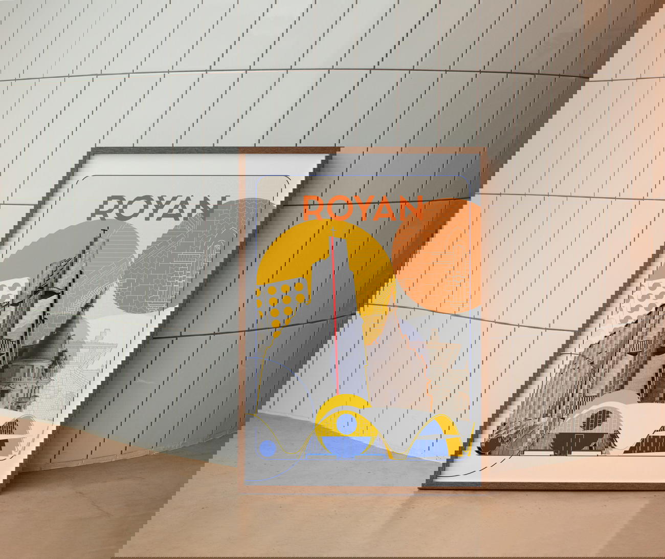 Image front Poster vertical Collage Royan - Monuments emblématiques