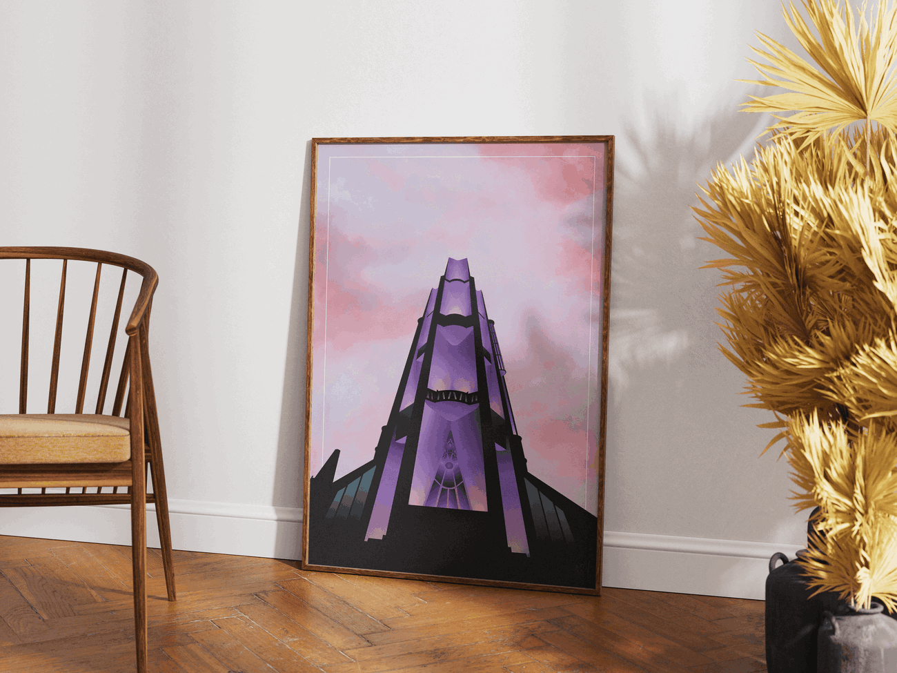 Image front Église Notre-Dame de Royan - Crépuscule d'été