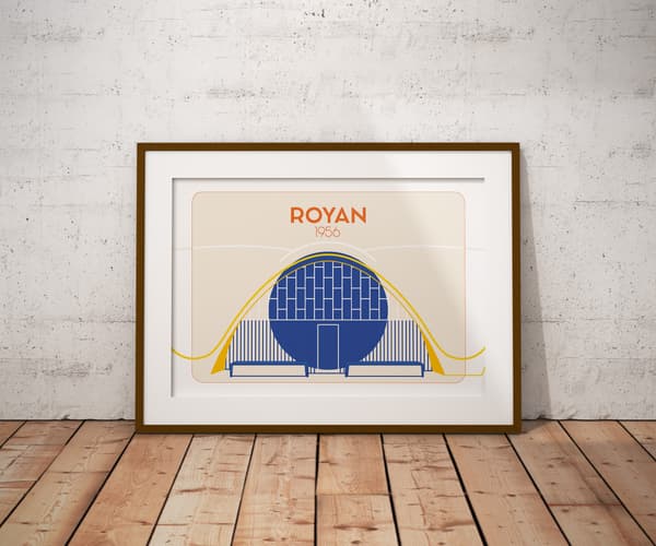 Image front Royan - 1956 - Marché Central - 5/5