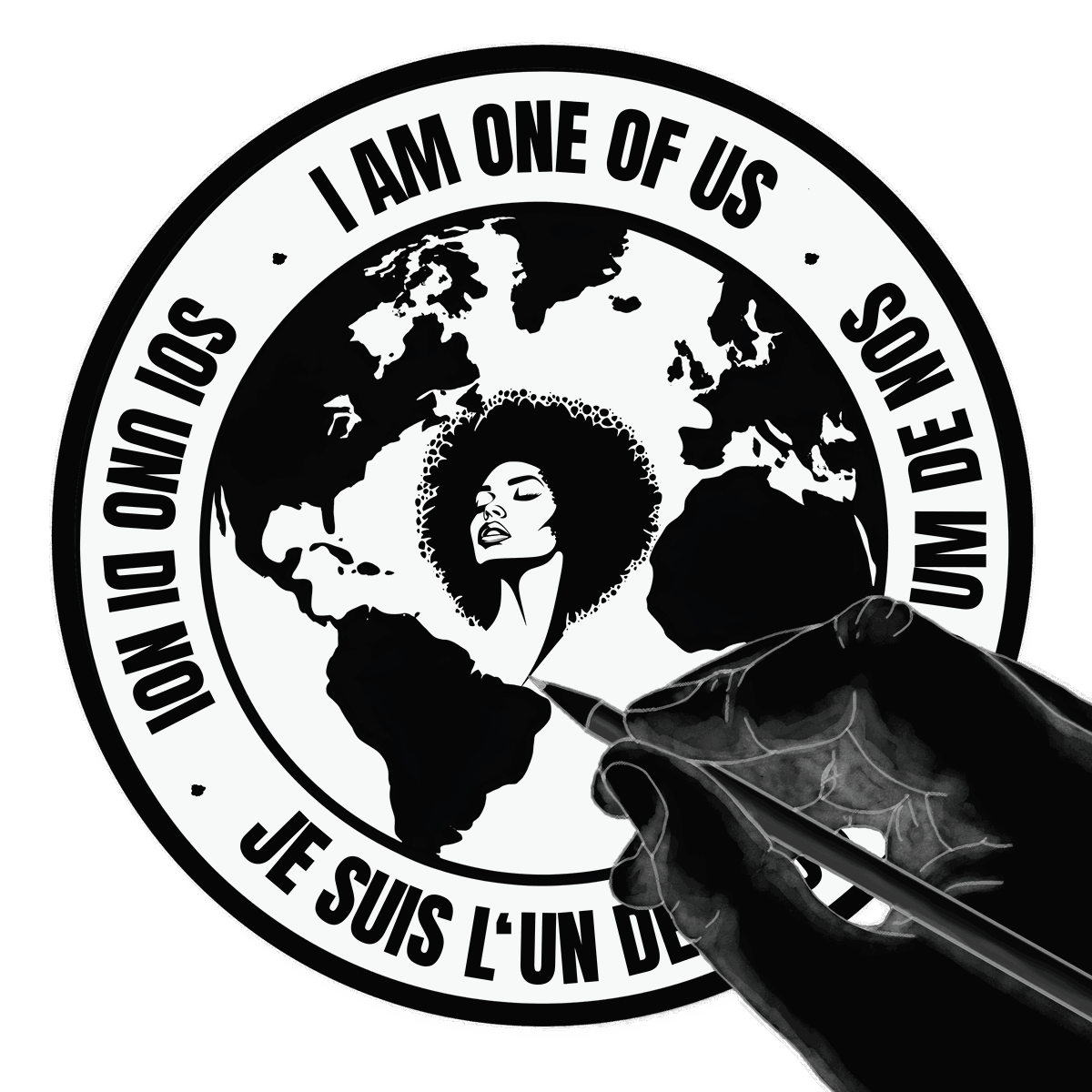 Image Personnalise L'Un de Nous. Customize L'Un de Nous.