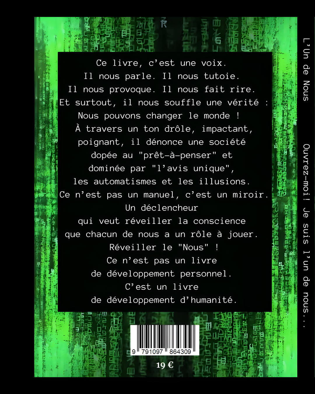 Image front Ouvrez-moi ! Je suis l'un de nous... + Ebook