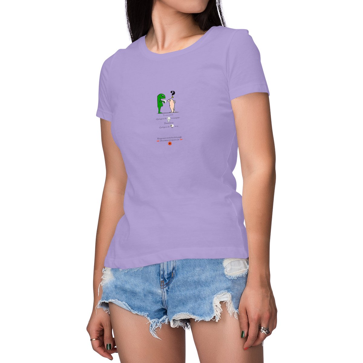 Image front Concrete jungle - T-shirt graphique femme - Théorie du complot