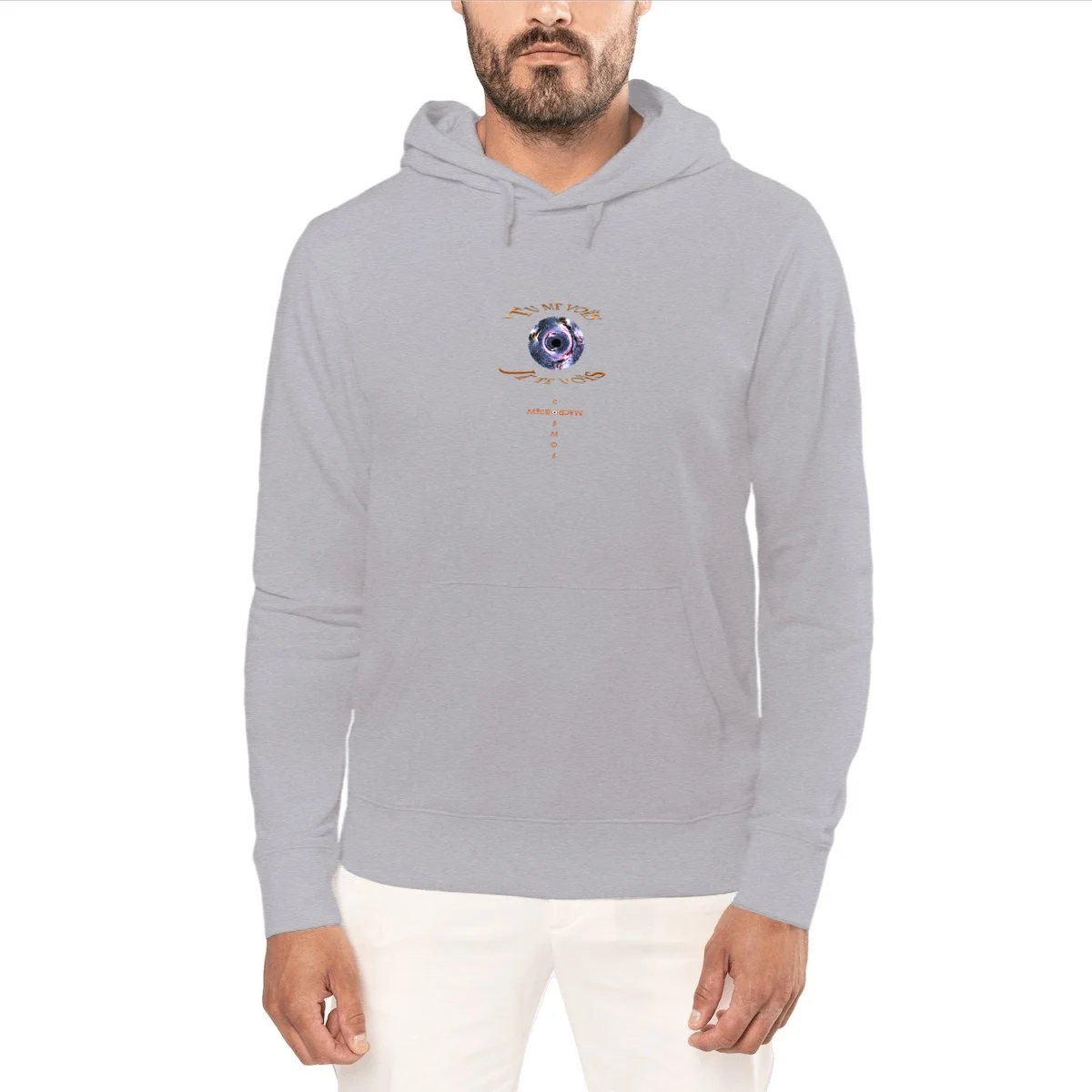 Image front Sweatshirt-hoodie-grapphique-Cosmoeil-philosophie-cosmologique