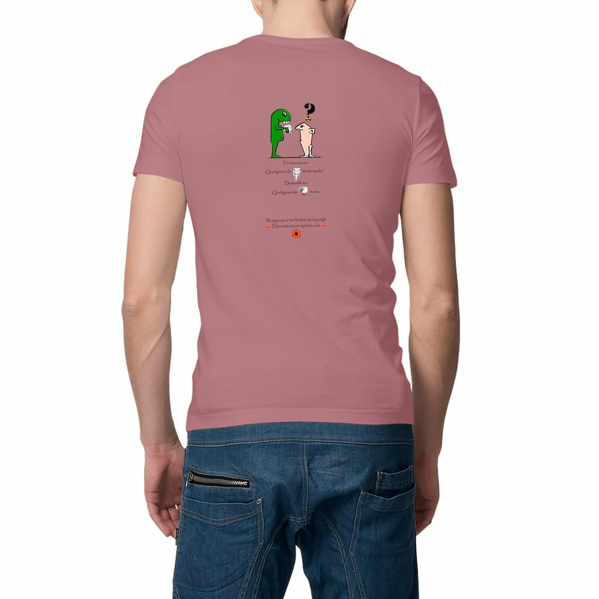 Image front Concrete jungle - T-shirt imprimé humoristique - Le complot pour les nuls